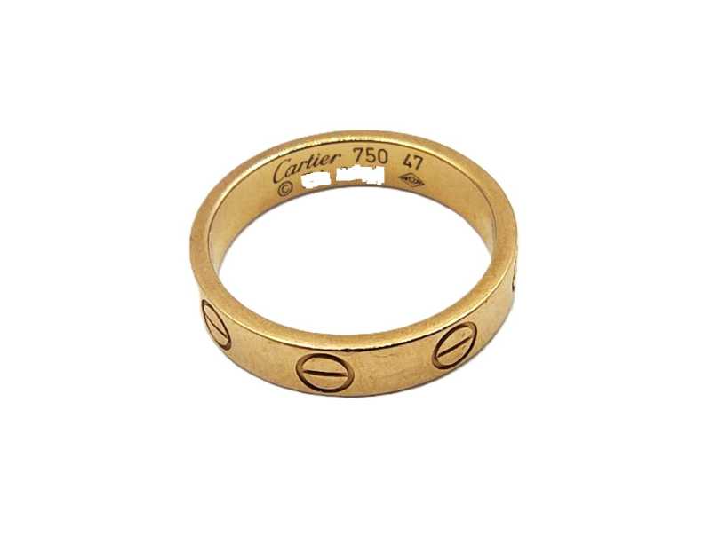 カルティエ買取 750PG ミニラブリング CRB4085247